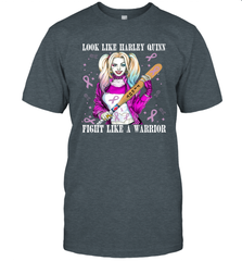 Harley Quinn Fight Like A Warrior Cancers Awareness Men's T-Shirt - kambletee