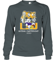 LSU Tigers Mickey Mouse National Championship 2020 Long Sleeve T-Shirt - kambletee