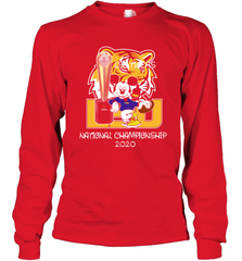 LSU Tigers Mickey Mouse National Championship 2020 Long Sleeve T-Shirt - kambletee