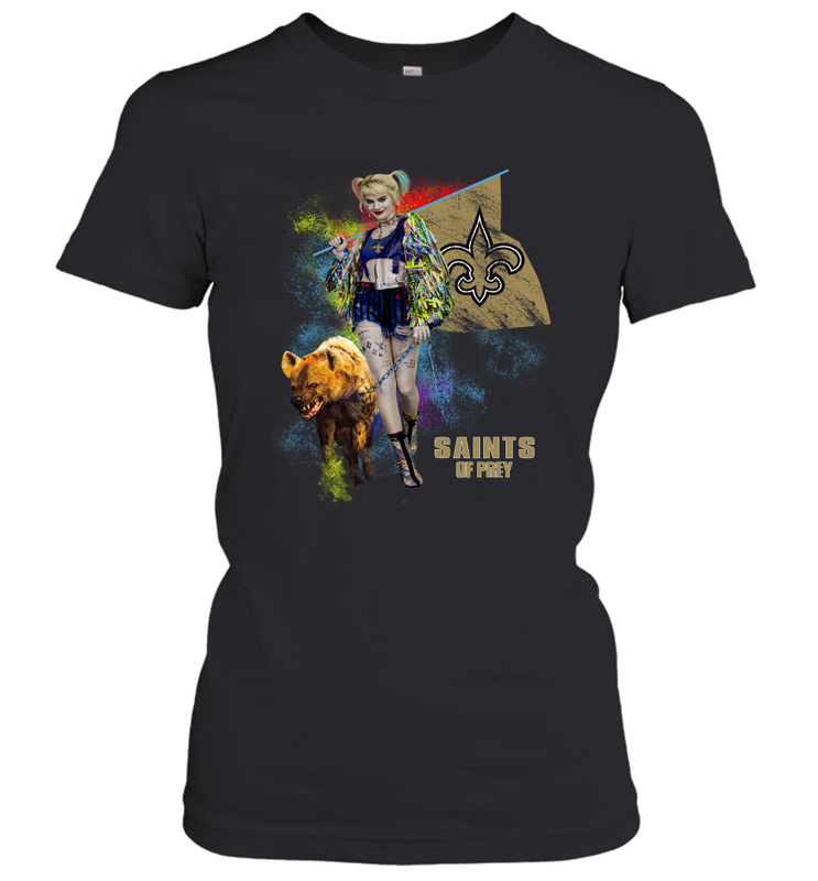 Harley Quinn New Orleans Saints Of Prey Women's T-Shirt - kambletee