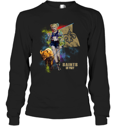 Harley Quinn New Orleans Saints Of Prey Long Sleeve T-Shirt - kambletee