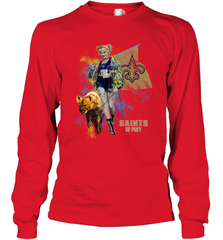Harley Quinn New Orleans Saints Of Prey Long Sleeve T-Shirt - kambletee