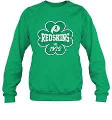 Patrick's Day Shamrock For Washington Redskins Fans Sweatshirt - kambletee