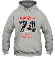The Rolling Stones 74 Years Old signature Mick Jagger Hoodie - kambletee