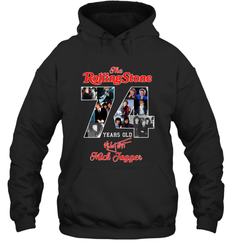 The Rolling Stones 74 Years Old signature Mick Jagger Hoodie - kambletee