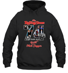 The Rolling Stones 74 Years Old signature Mick Jagger Hoodie - kambletee