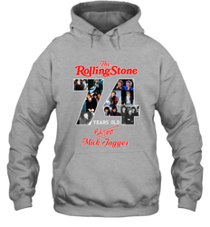 The Rolling Stones 74 Years Old signature Mick Jagger Hoodie - kambletee