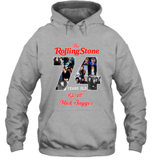 The Rolling Stones 74 Years Old signature Mick Jagger Hoodie - kambletee
