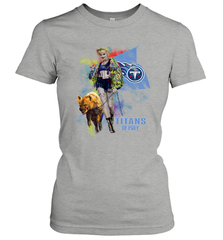 Harley Quinn Tennessee Titans Of Prey Women's T-Shirt - kambletee