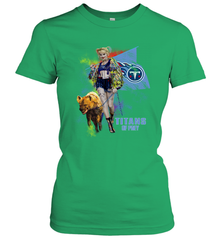 Harley Quinn Tennessee Titans Of Prey Women's T-Shirt - kambletee