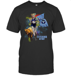 Harley Quinn Tennessee Titans Of Prey Men's T-Shirt - kambletee