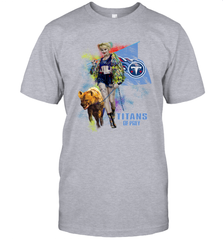 Harley Quinn Tennessee Titans Of Prey Men's T-Shirt - kambletee