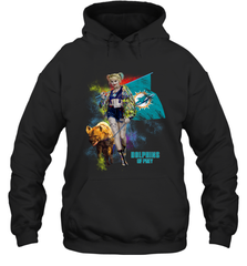 Harley Quinn Miami Dolphins Of Prey Hoodie - kambletee