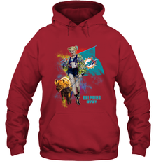 Harley Quinn Miami Dolphins Of Prey Hoodie - kambletee