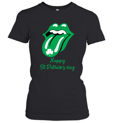 Happy St. Patrick's day Rolling Stones Women's T-Shirt - kambletee