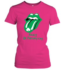 Happy St. Patrick's day Rolling Stones Women's T-Shirt - kambletee