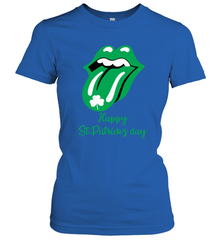 Happy St. Patrick's day Rolling Stones Women's T-Shirt - kambletee