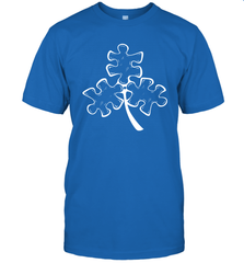 Autism shamrock St Patrick's day Men's T-Shirt - kambletee