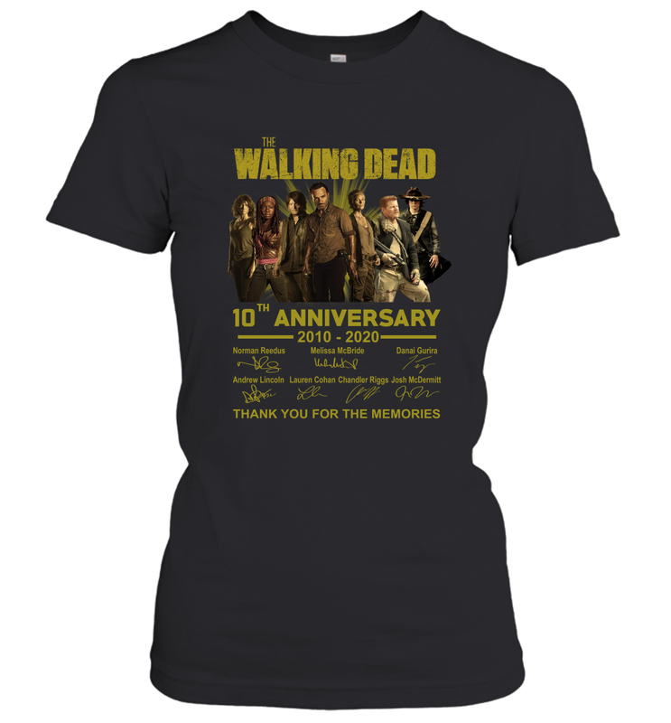 The Walking Dead 10th anniversary 2010 2020 Women's T-Shirt - kambletee