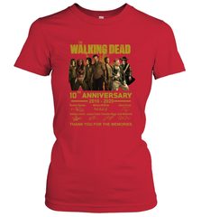 The Walking Dead 10th anniversary 2010 2020 Women's T-Shirt - kambletee