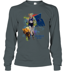Harley Quinn Cowboys Of Prey Long Sleeve T-Shirt - kambletee
