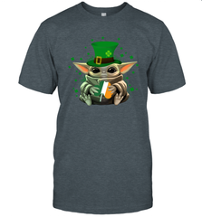 Baby Yoda Hug St Patrick's Day Men's T-Shirt - kambletee