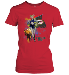 Harley Quinn Green Bay Packers Of Prey Women's T-Shirt - kambletee