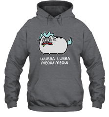 Rick sanchez Cat wubba lubba meow meow Hoodie - kambletee