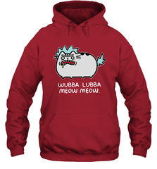 Rick sanchez Cat wubba lubba meow meow Hoodie - kambletee
