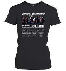 Fast and Furious 19 years Fast Saga signature Women's T-Shirt - kambletee