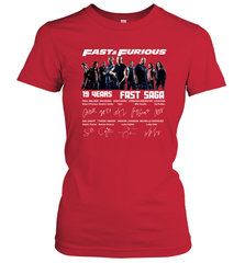 Fast and Furious 19 years Fast Saga signature Women's T-Shirt - kambletee