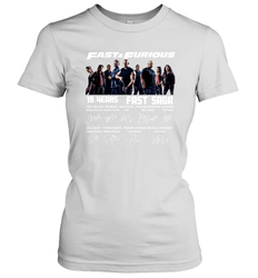 Fast and Furious 19 years Fast Saga signature Women's T-Shirt - kambletee