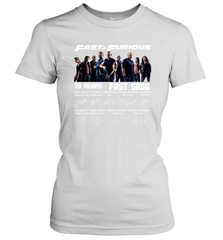Fast and Furious 19 years Fast Saga signature Women's T-Shirt - kambletee