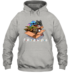 Baby Yoda Groot Stitch Toothless and Gizmo friends Hoodie - kambletee