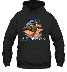 Baby Yoda Groot Stitch Toothless and Gizmo friends Hoodie - kambletee