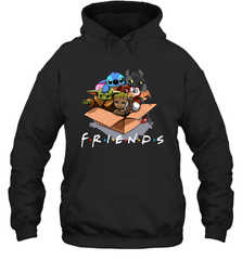 Baby Yoda Groot Stitch Toothless and Gizmo friends Hoodie - kambletee