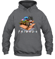 Baby Yoda Groot Stitch Toothless and Gizmo friends Hoodie - kambletee