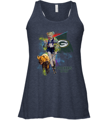 Harley Quinn Green Bay Packers Of Prey Racerback Tank - kambletee
