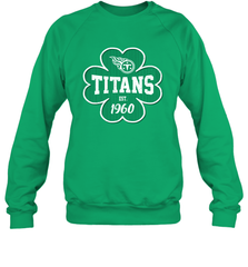 Patrick's Day Shamrock For Tennessee Titans Fans Sweatshirt - kambletee