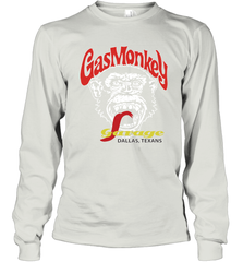 Official Gas Monkey Garage Dallas Texas Long Sleeve T-Shirt - kambletee