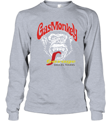 Official Gas Monkey Garage Dallas Texas Long Sleeve T-Shirt - kambletee