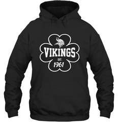 Patrick's Day Shamrock For Minnesota Vikings Fans Hoodie - kambletee