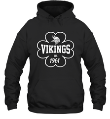 Patrick's Day Shamrock For Minnesota Vikings Fans Hoodie - kambletee