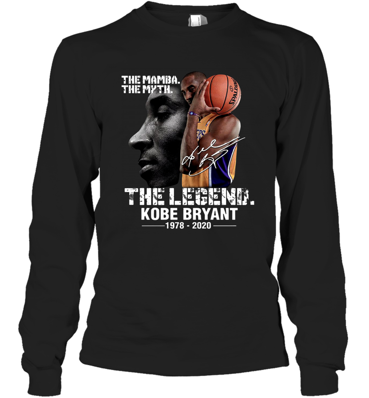 The Mamba The Myth The Legend Kobe Bryant 1987 2020 Long Sleeve T-Shirt - kambletee