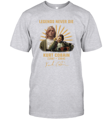 Legends never die Kurt Cobain 1967 1994 signature Men's T-Shirt - kambletee