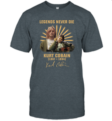 Legends never die Kurt Cobain 1967 1994 signature Men's T-Shirt - kambletee