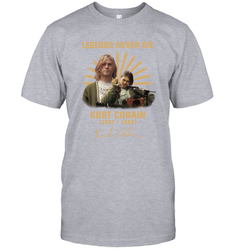 Legends never die Kurt Cobain 1967 1994 signature Men's T-Shirt - kambletee