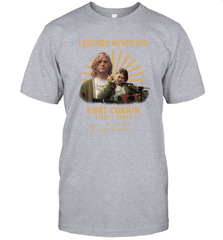 Legends never die Kurt Cobain 1967 1994 signature Men's T-Shirt - kambletee