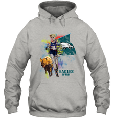 Harley Quinn Philadelphia Eagles Of Prey Hoodie - kambletee