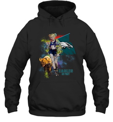 Harley Quinn Philadelphia Eagles Of Prey Hoodie - kambletee